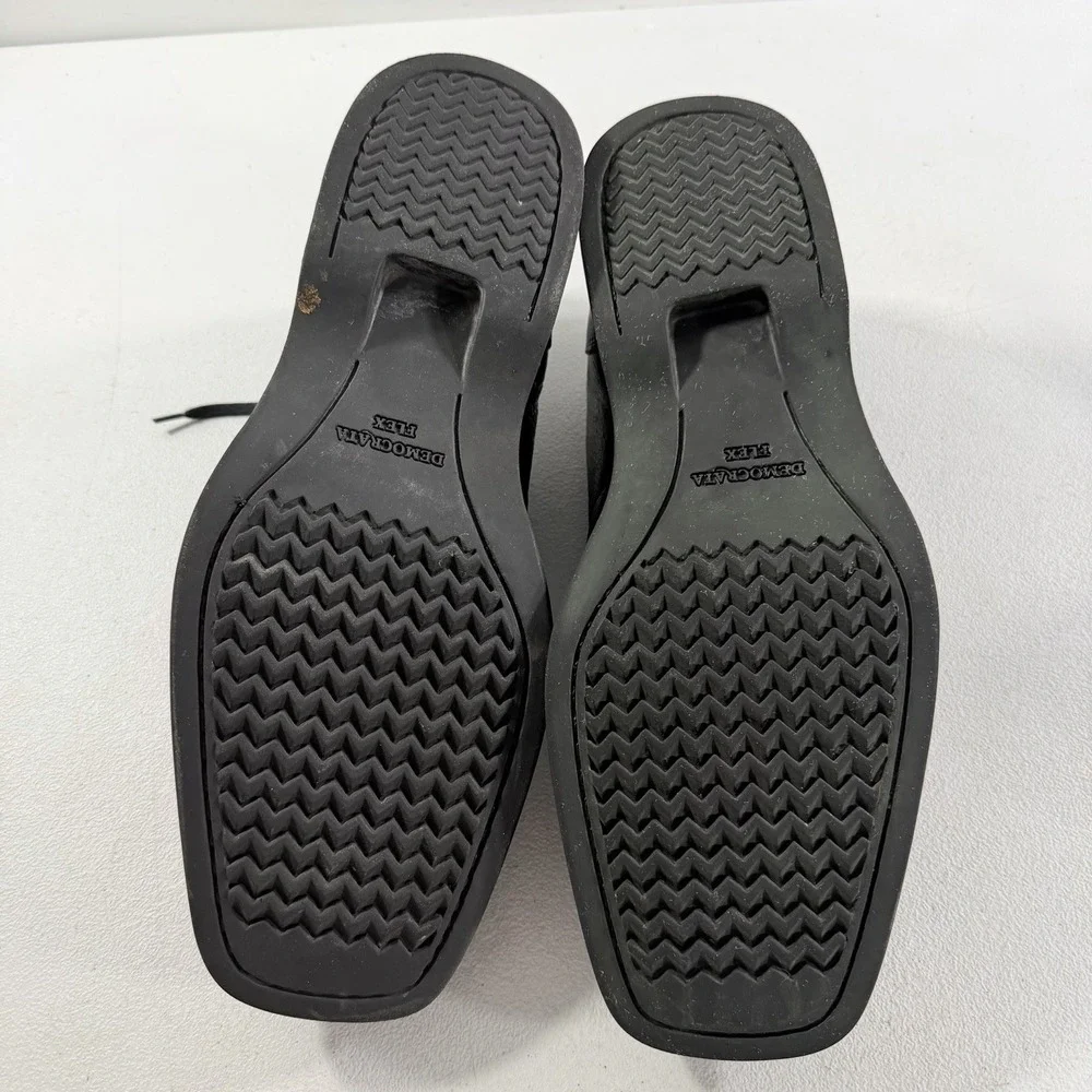 Carlo Morandi Black Pebbled Leather‎ Oxford Dress Shoes Men's Size 12 M